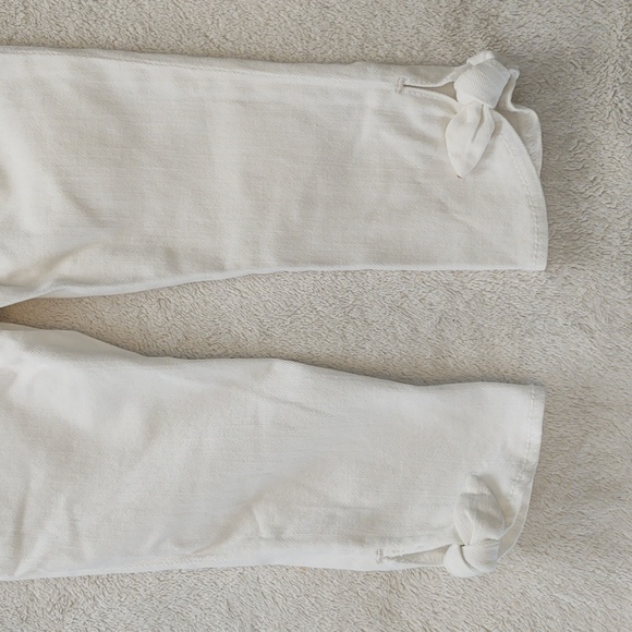 NWT baby Gap white stretch 2T denim bottoms & NWT old Navy 5 pocket skirt - Picture 9 of 13